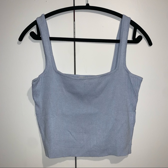Aeropostale baby blue ribbed tank - Picture 2 of 3